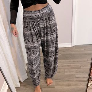 Flowy Hipster Cover Up Pants / Parachute / boho